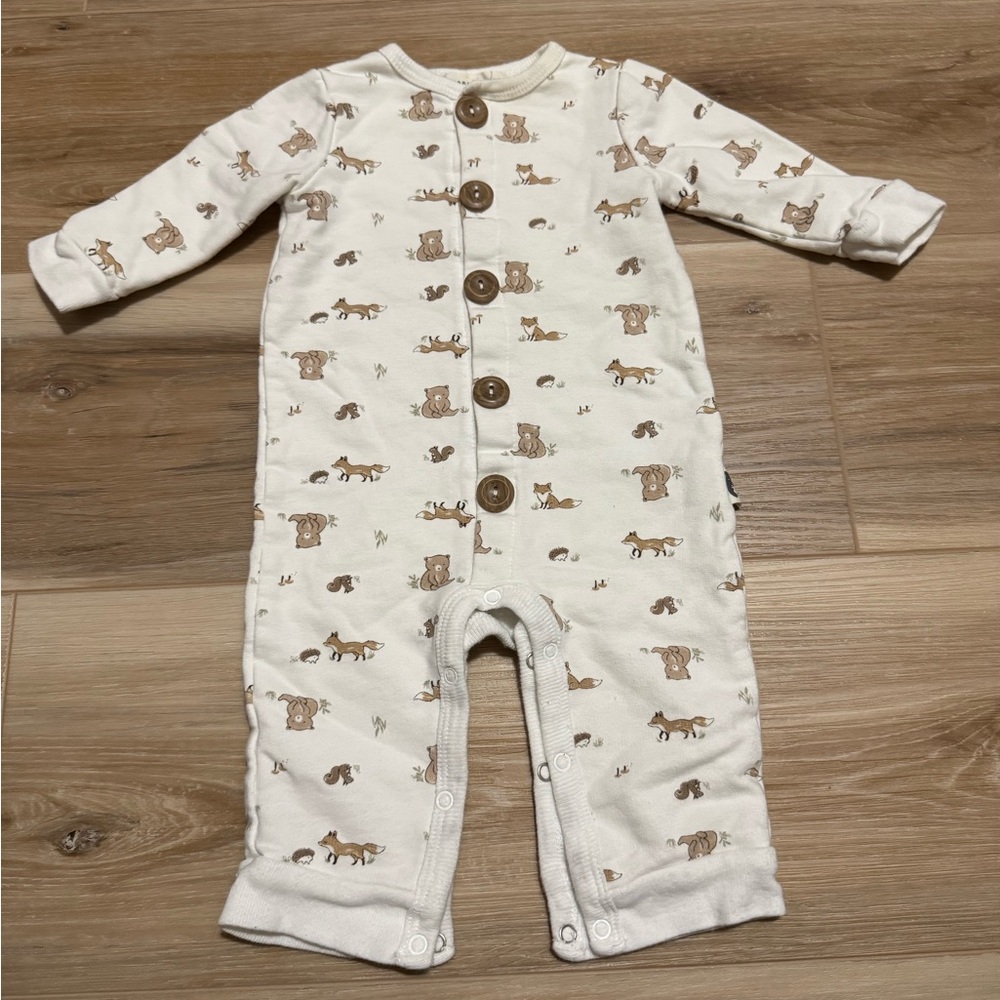 Rabbit and bear coveralls